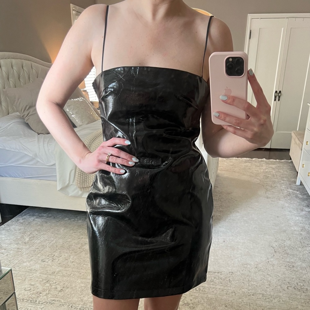 Lovers + Friends black mini dress